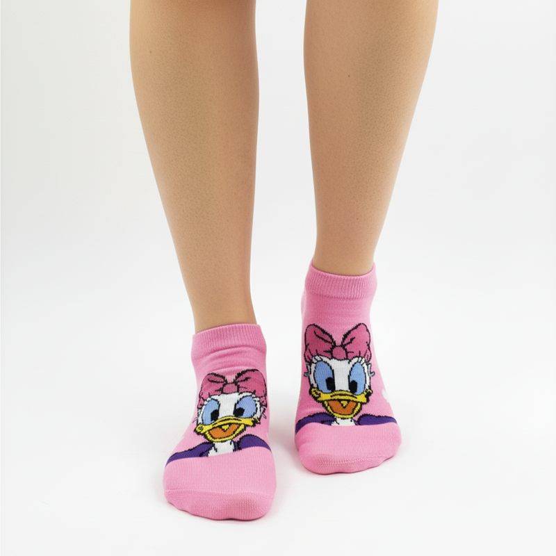 DAISY DUCK PINK BOW ANKLE SOCKS