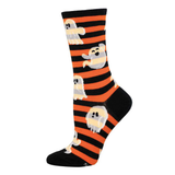 SPOOKY STRIPES CREW SOCKS