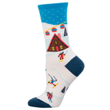 SKI IN, SKI OUT CREW SOCKS