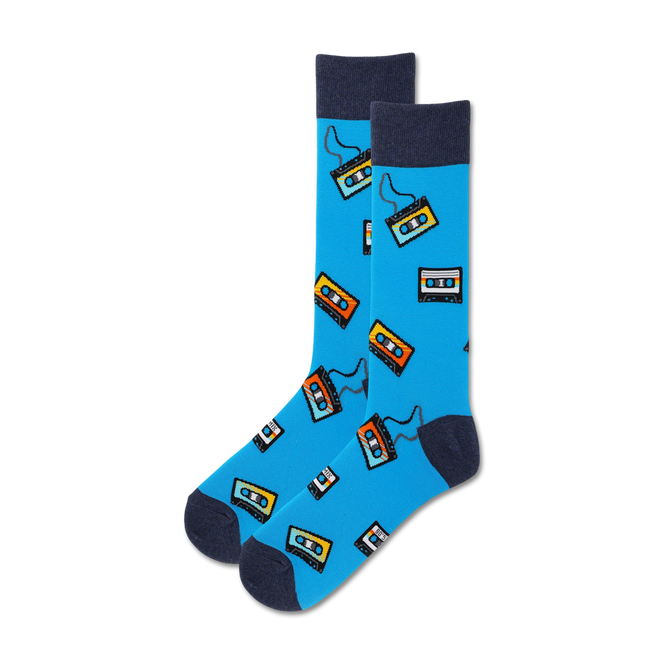 CASSETTE TAPE CREW SOCKS