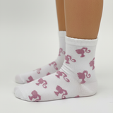 PRINCESS PINK SILHOUETTE SOCKS (4 - 7 YRS)
