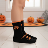 TRICK OR TREAT PUMPKIN HALLOWEEN SOCKS (4 - 7 YRS)