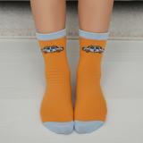ORANGE LIMOUSINE CAR ANKLE SOCKS (4 - 7 YRS)