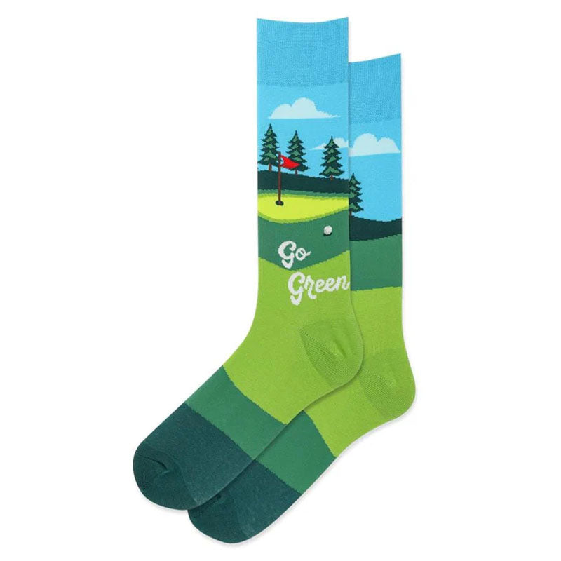 "GO GREEN" GOLF LANDSCAPE SOCKS