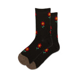 CRIMSON DAISY MEADOW SOCKS