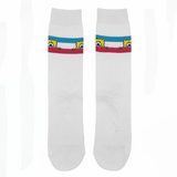 SPONGEBOB PEEKING STRIPE SOCKS