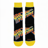 BACK TO THE FUTURE RETRO LOGO SOCKS
