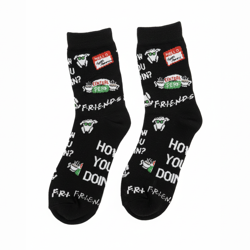 FRIENDS "HOW YOU DOIN'?" CENTRAL PERK SOCKS