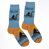 "I BELIEVE" BIGFOOT & NESSIE SOCKS