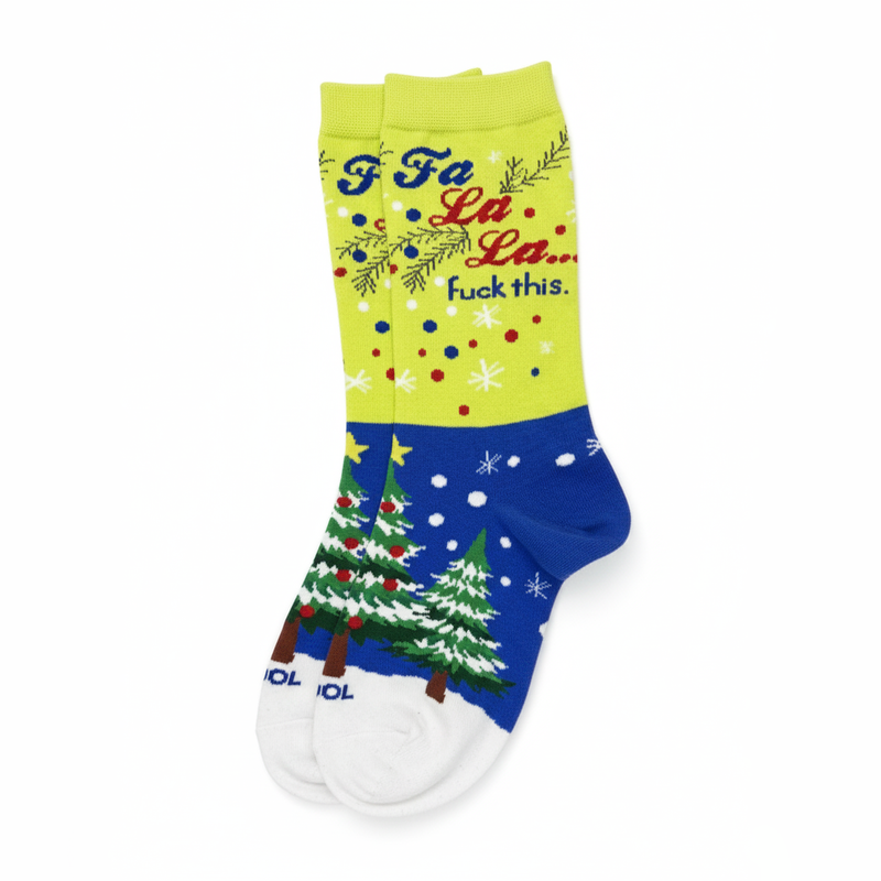 "F@#K THIS" SARCASTIC HOLIDAY SOCKS