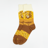 SAVANNAH KING LION PORTRAIT SOCKS