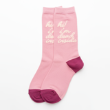 "HI! I'M DEAD INSIDE" SARCASTIC SCRIPT SOCKS