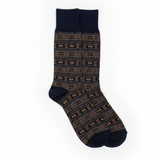 HERITAGE FAIR ISLE GEOMETRIC SOCKS