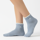 'ALL IS WELL' SWEET RUFFLE CUFF ANKLE SOCKS