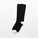 CLASSIC MONOCHROME POLKA DOT SOCKS