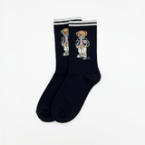 RL VARSITY LETTERMAN POLO BEAR SOCKS