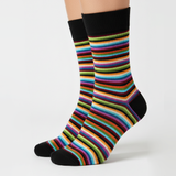 TECHNICOLOR HORIZON MULTI-STRIPE SOCKS