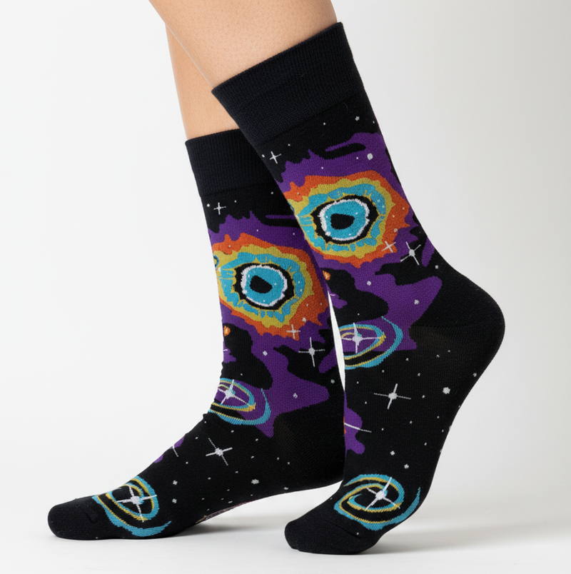 COSMIC NEBULA CREW SOCKS
