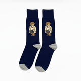 RL POLO COMMUTER BEAR TWO-TONE SOCKS
