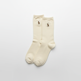 RL POLO HERITAGE SIGNATURE EMBROIDERY SOCKS