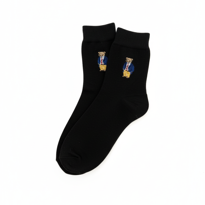 SOPHISTICATED BEAR MIDNIGHT BLACK SOCKS