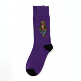 RL POLO REGAL PURPLE COUNTRY BEAR SOCKS