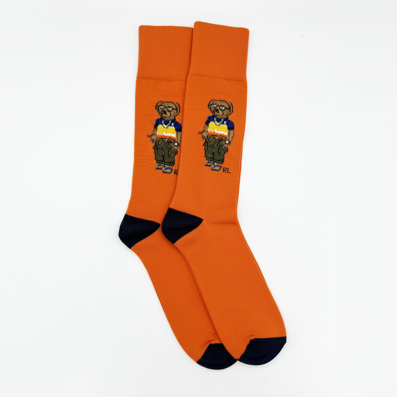 RL POLO STREETWEAR CARGO BEAR SOCKS