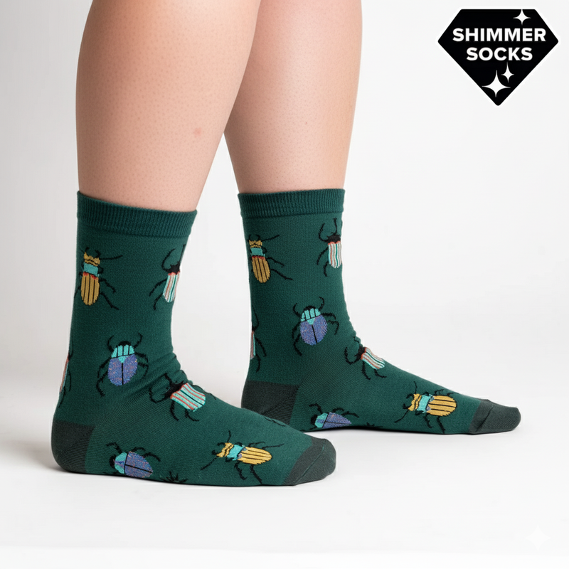 BEETLE-MANIA WOMEN'S CREW SOCKS