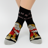 THIS IS MY WEEKDAY FACE GRUMPY SOCKS