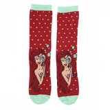 THE LITTLE MERMAID "UNDER THE SEA" SOCKS 7-10 YRS