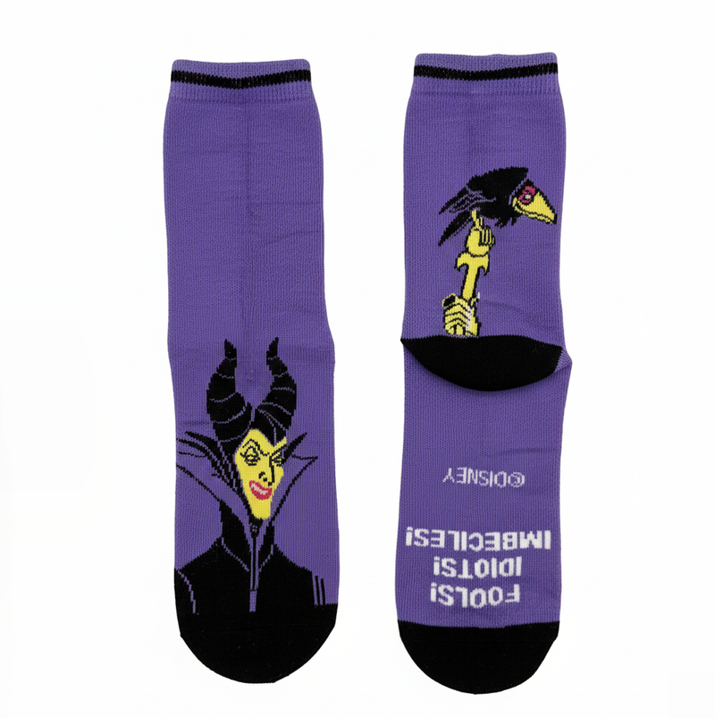 MALEFICENT "MISTRESS OF EVIL" SOCKS 7-10 YRS