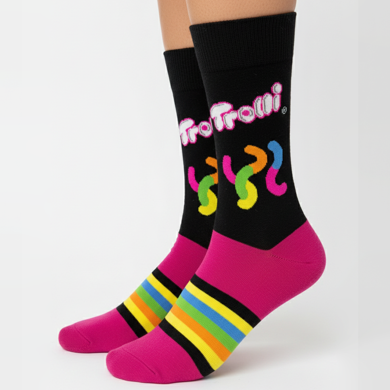 TROLLI® SOUR BRITE NEON CREW SOCKS