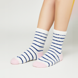 CLOUD-SOFT NAUTICAL STRIPE COZY WARM SOCKS