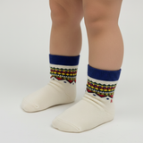 NORDIC FAIR ISLE KNIT SOCKS 2-5 YRS