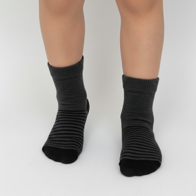 TARTINE ET CHOCOLAT GREY COTTON BABY SOCKS 7-10 YRS