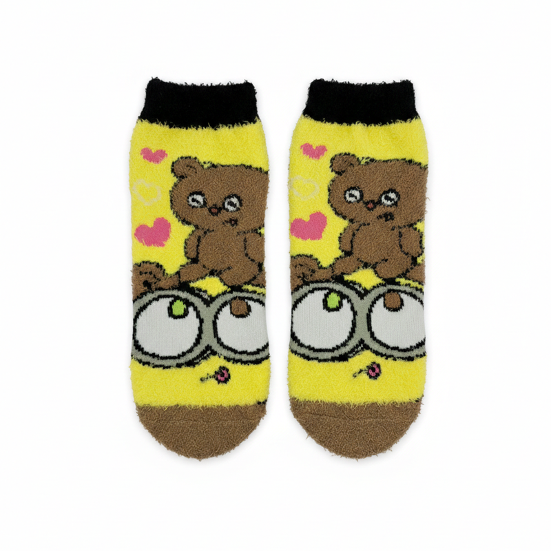 BEARY BEST FRIENDS MINION & TEDDY COZY WARM SOCKS