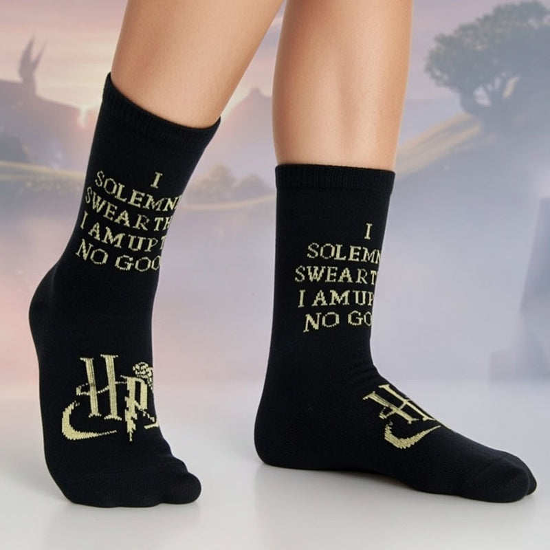 HARRY POTTER MARAUDER'S MAP CREW SOCKS (7-10 YRS)