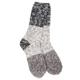 GRANITE BLOCK MARL COZY WARM SOCKS