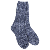 DEEP NAVY MARL COZY WARM SOCKS