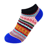 NORDIC CARNIVAL BLUE ANKLE SOCKS