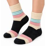 RETRO POP COLORBLOCK COZY WARM SOCKS