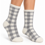 CLOUD DOT GREY COZY WARM SOCKS