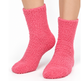 CORAL PINK COZY WARM SOCKS