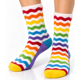 RAINBOW WAVE COZY WARM SOCKS (5-15YRS)