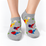 GARDEN SPRITES GREY ANKLE SOCKS