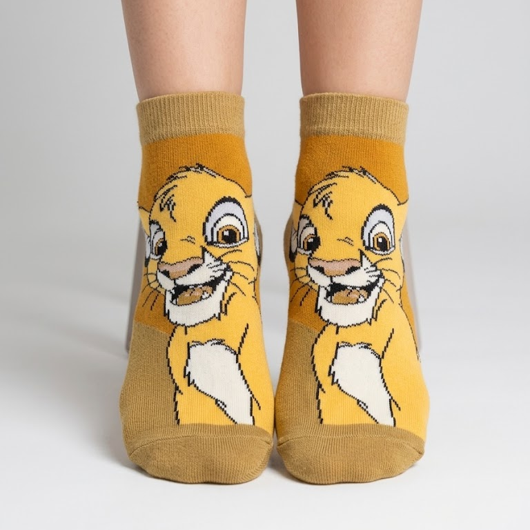 LION KING SIMBA CUB ANKLE SOCKS