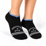 DREAMS GIRL BLACK ANKLE SOCKS
