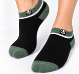 FOREST TRIM BLACK ANKLE SOCKS