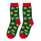 GINGERBREAD HOLIDAY CREW SOCKS
