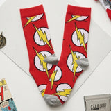 FLASH LOGO RED CREW SOCKS